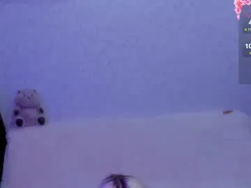 empress_ki — White stockings + lilac garter belt with sexy dance [85 tokens left] #young #blonde #petite #new #shy