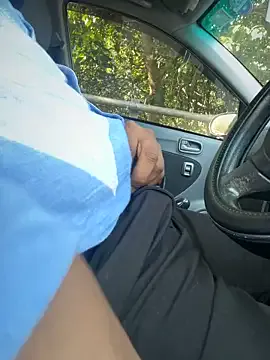 Uber-driver-dam — cum show in the car