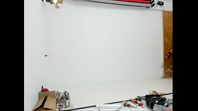 YourSuperModel — stretching on the ladder in undies